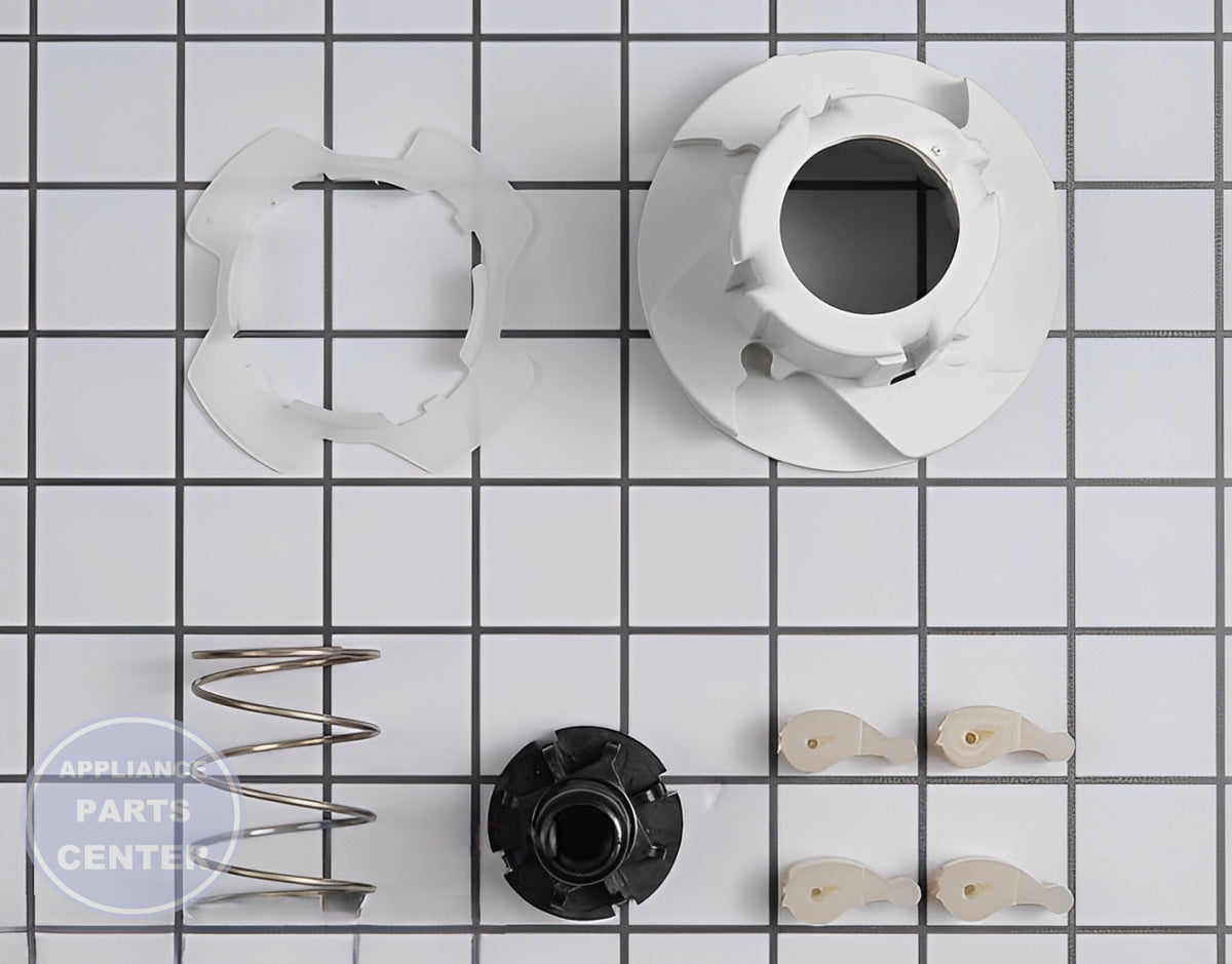 WHIRLPOOL AGITATOR CAM 285810 - Side view with precise measurements