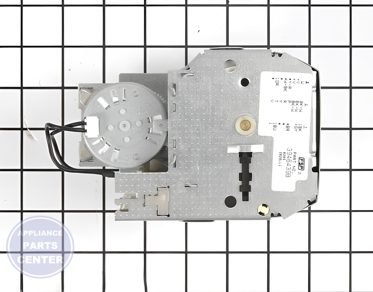 WHIRLPOOL WASHER TIMER 285938 - Detailed view of the circuit board and timer features