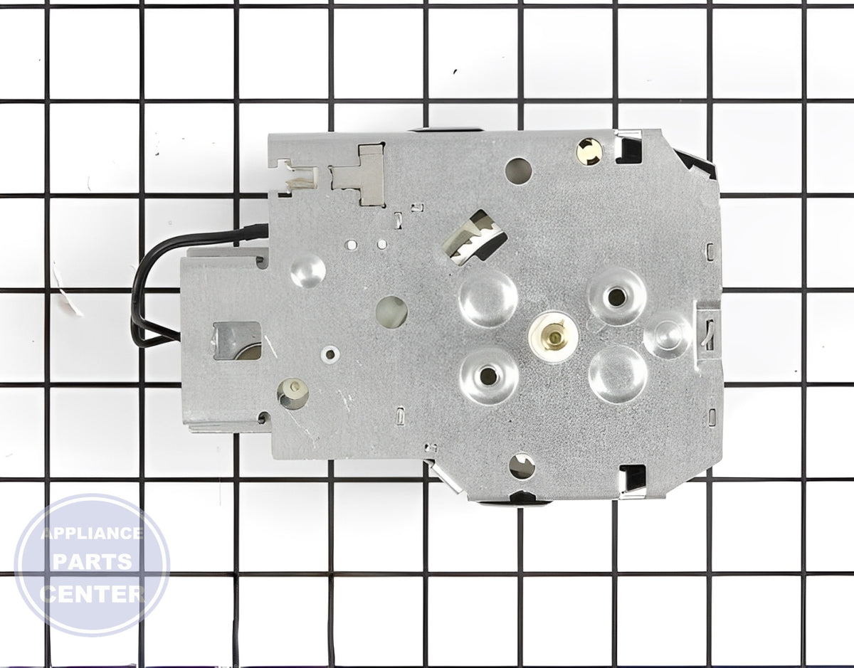 WHIRLPOOL WASHER TIMER 285938 - Side view with precise timer measurements