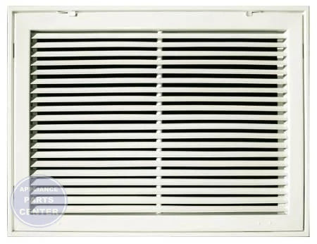 [Brand] Fixed Bar Return Air Filter Grille 29030X10 - Main view showing 1/2" fin spacing for L70-153 model