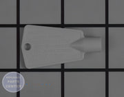 FRIGIDAIRE FREEZER PLASTIC DOOR KEY 297147700 - Main view showing secure latch mechanism for WCI Freezer models