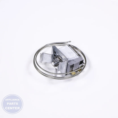 THERMOSTAT 297216000 - Side view with precise temperature specs