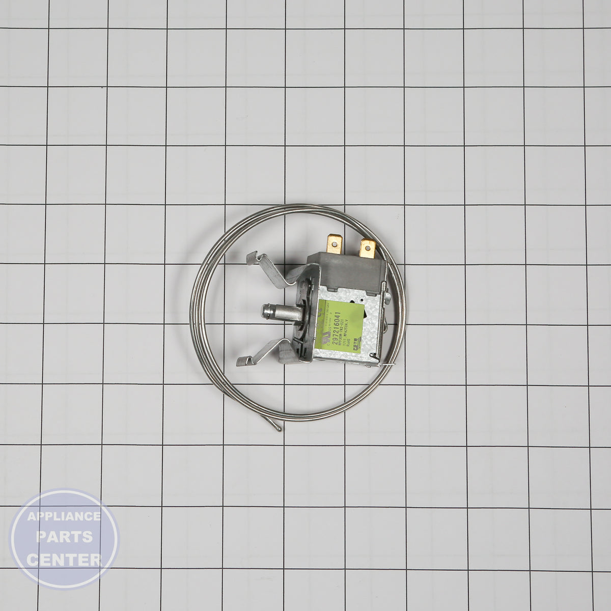 THERMOSTAT 297216041 - Side view with temperature range