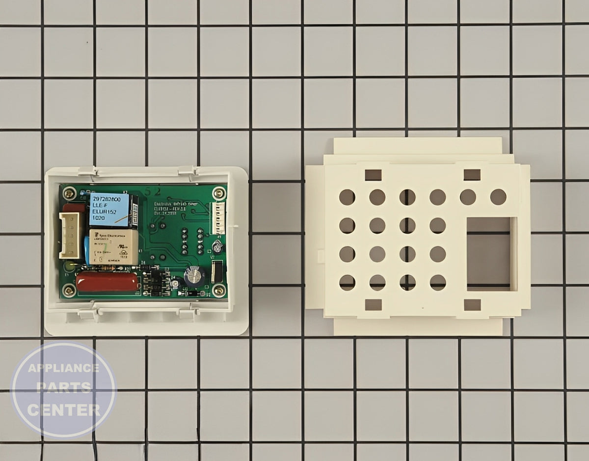 FRIGIDAIRE REFRIGERATOR CONTROL 297282800 - Detailed view of circuit board and timer details