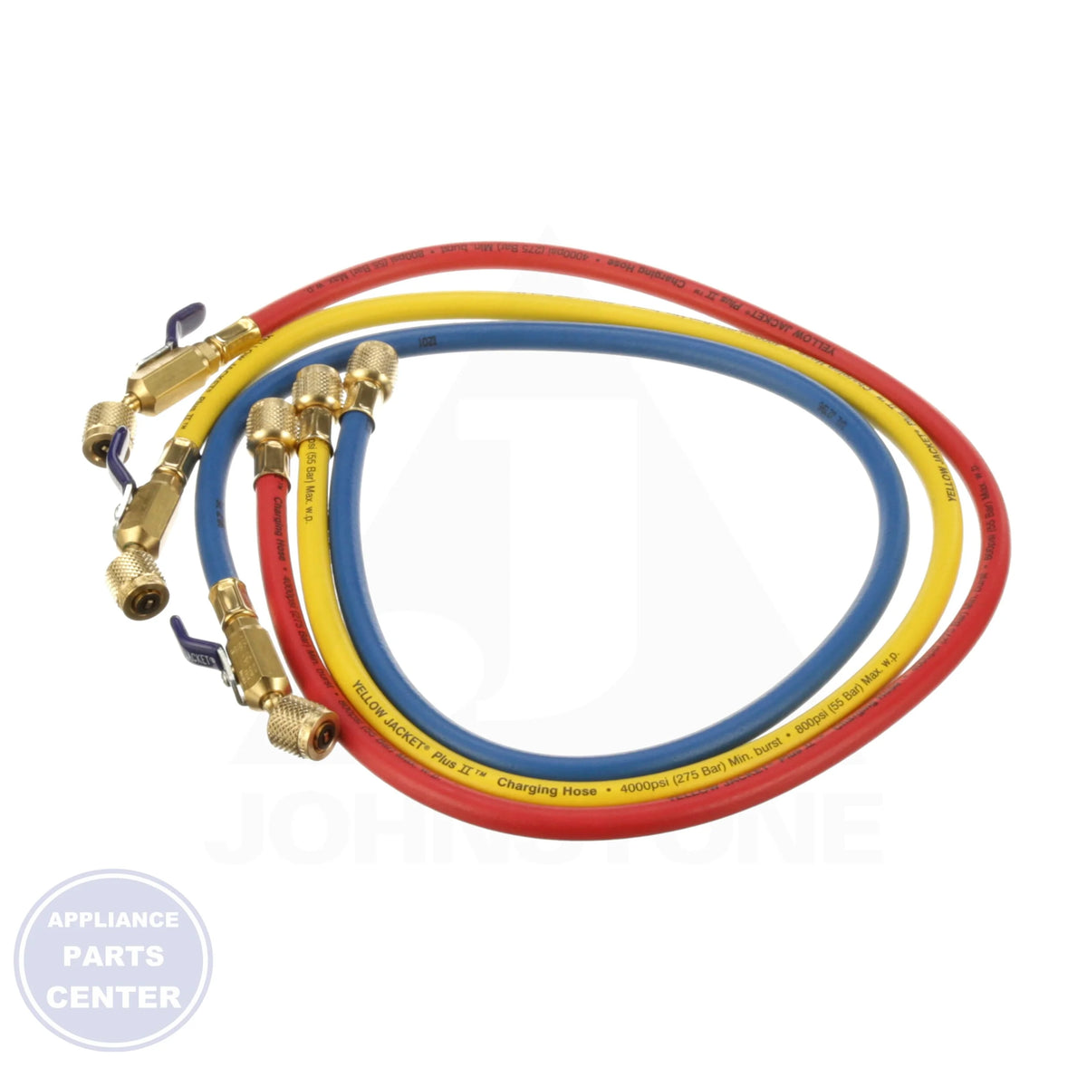 Plus II Charging Hose Kit with Ball Valve 29983 - Detailed view of high-pressure ball valve