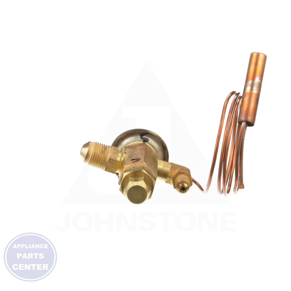 AFA Series Thermo® Expansion Valve AFA1/2FC - Side view with 1/4" SAE inlet and 1/2" SAE outlet connections