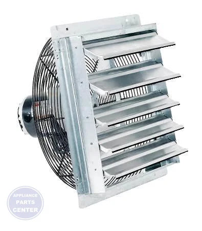 [Brand] Direct Drive Axial Shutter Fans 2SHE1221 - Main view showing powerful airflow for efficient ventilation