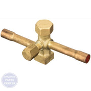 NEU 3/8ODF SERVICE VALVE 61-104914-05 - Main view showing compressor support for NEU models