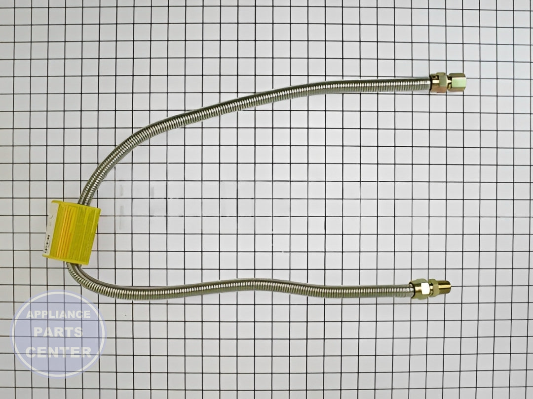 USD 1/2" M X F SS GAS FLEX 30-3132-48 - Detailed view of high-quality stainless steel gas flexibility