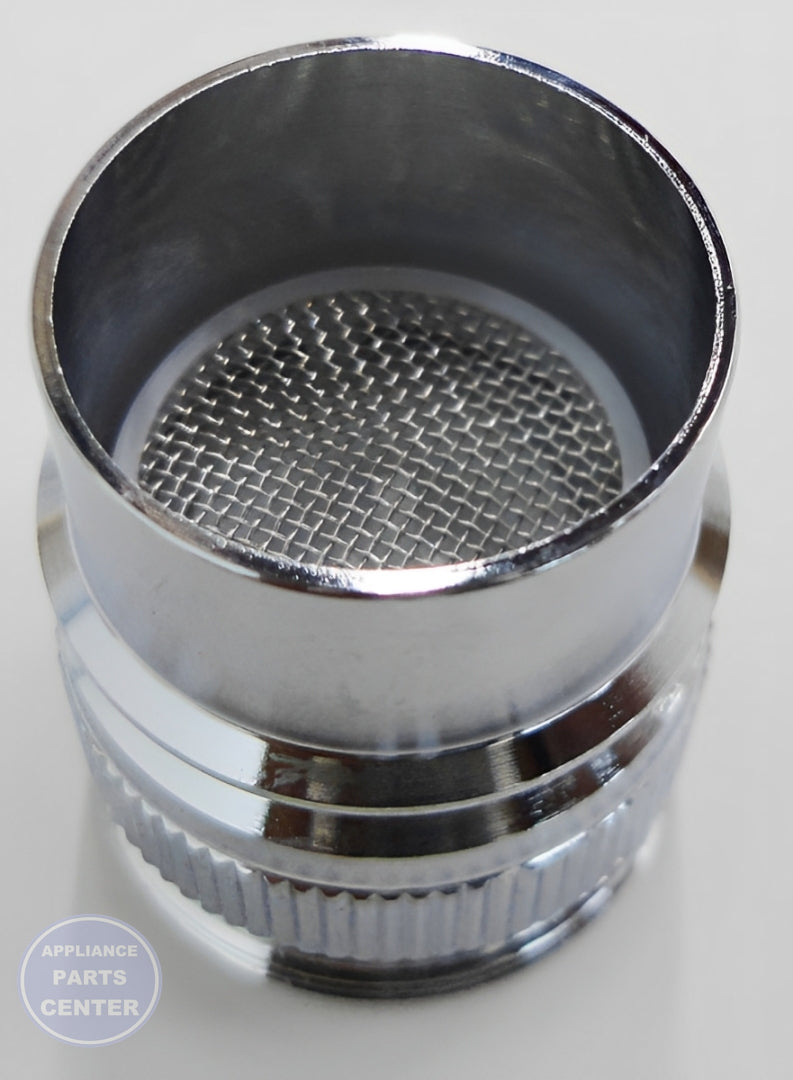 EZ-FLO DUAL THREAD AERATOR W/SNAP ADAPTER 30168LF - Main view showing dual thread design for various faucet models