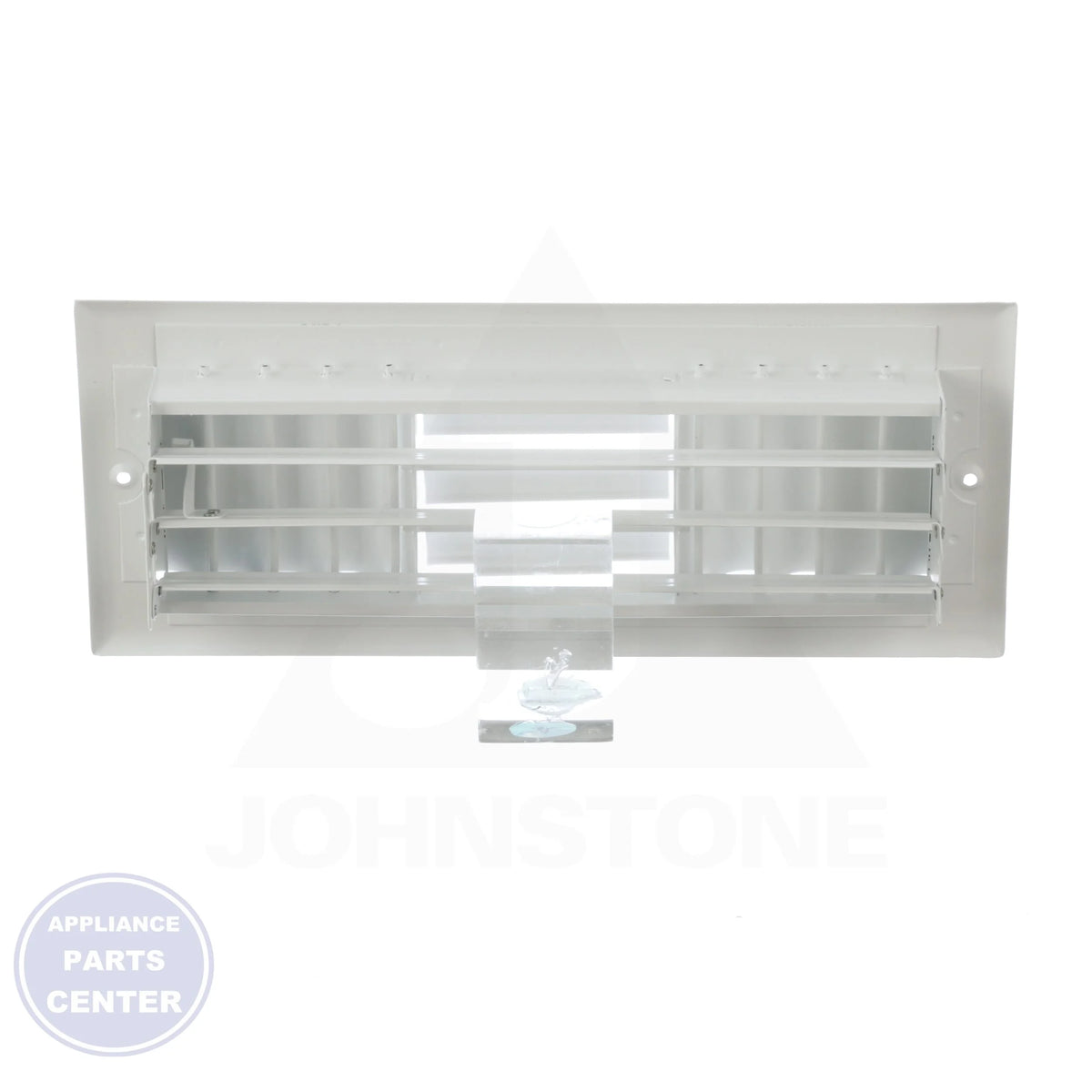 Curved Blade Sidewall / Ceiling Register 303M12X04 - Side view with 12" x 4" measurements