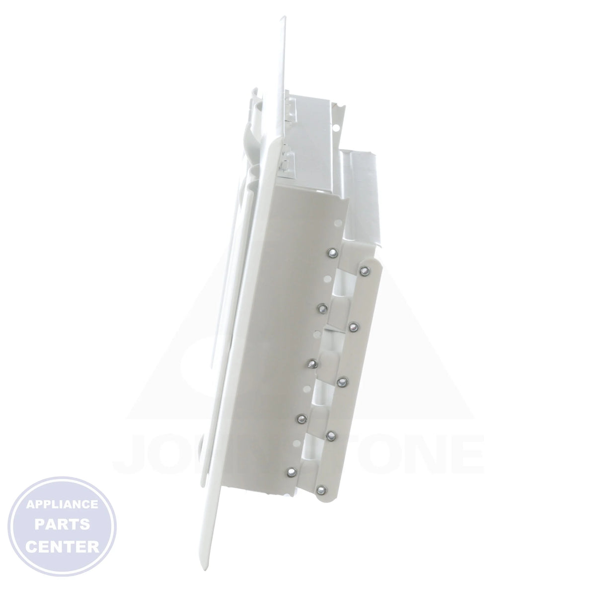 Curved Blade Sidewall Ceiling Register 304M10X10 - Detailed view of multi-shutter damper