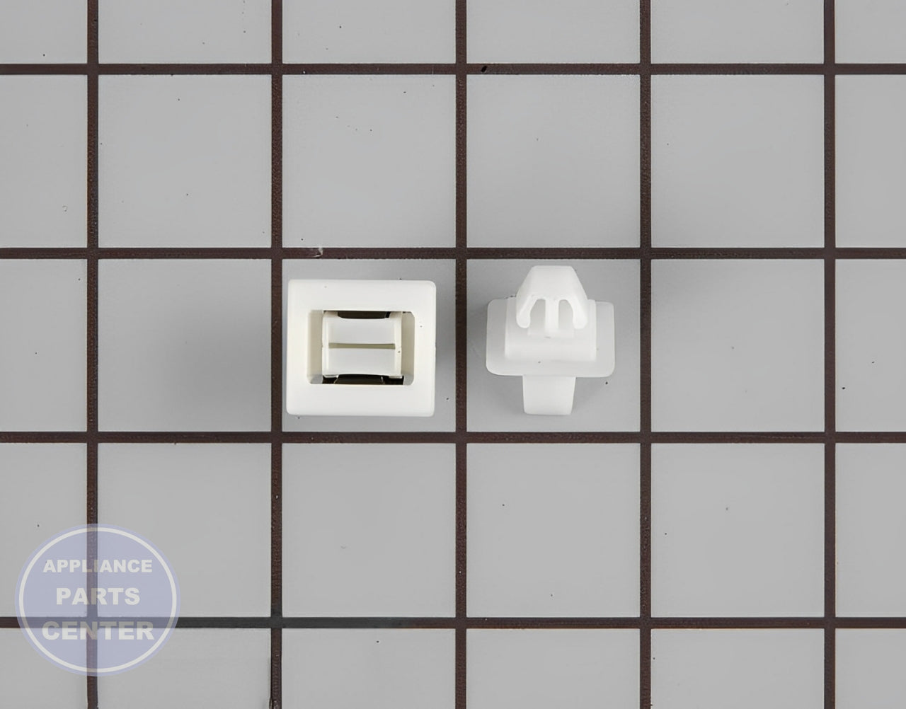 WHIRLPOOL WASHER DRYER DOOR CATCH AND PLASTIC STRIKE 306436 - Main view showing secure closure for various models