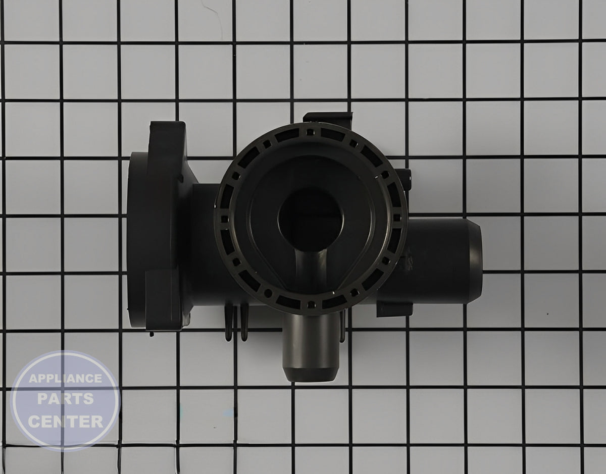 LG WASHER PUMP CASING HOUSING 3108ER1001A - Detailed view of high-quality technical details