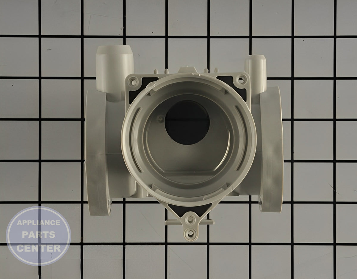 LG WASHER PUMP CASING 3108ER1001E - Side view with 10 GPM flow rate