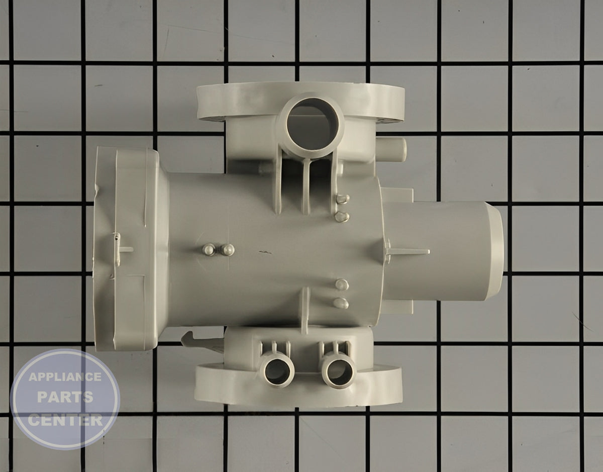 LG WASHER PUMP CASING 3108ER1001E - Installation in LG model showing key mounting points