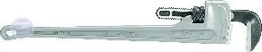 [Brand] Heavy-Duty Straight Pipe Wrench 31110 - Main view showing full floating forged hook jaw for heavy-duty plumbing systems