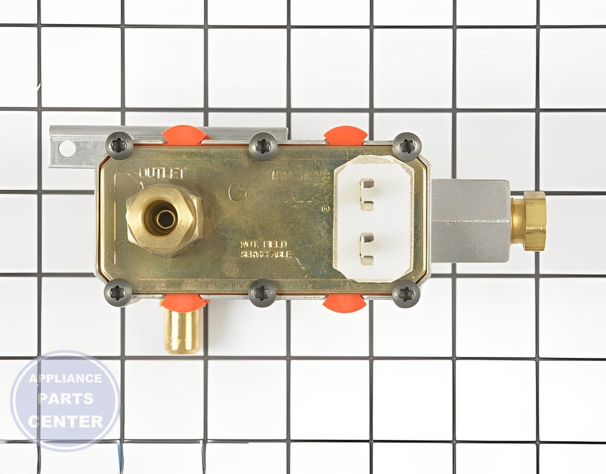 VALVE 316031400 - Side view with gas flow specs