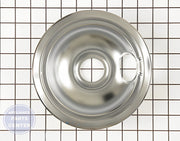 FRIGIDAIRE OVEN RANGE CHROME 6" DRIP BOWL 316048414 - Main view showing heat-resistant design for various models