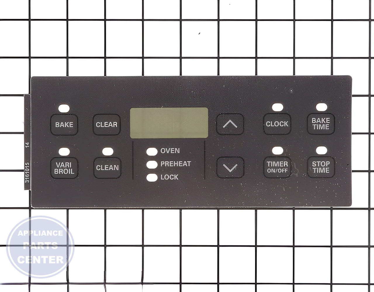Frigidaire Overlay 316101514 - Main view showing touchpad for multiple models