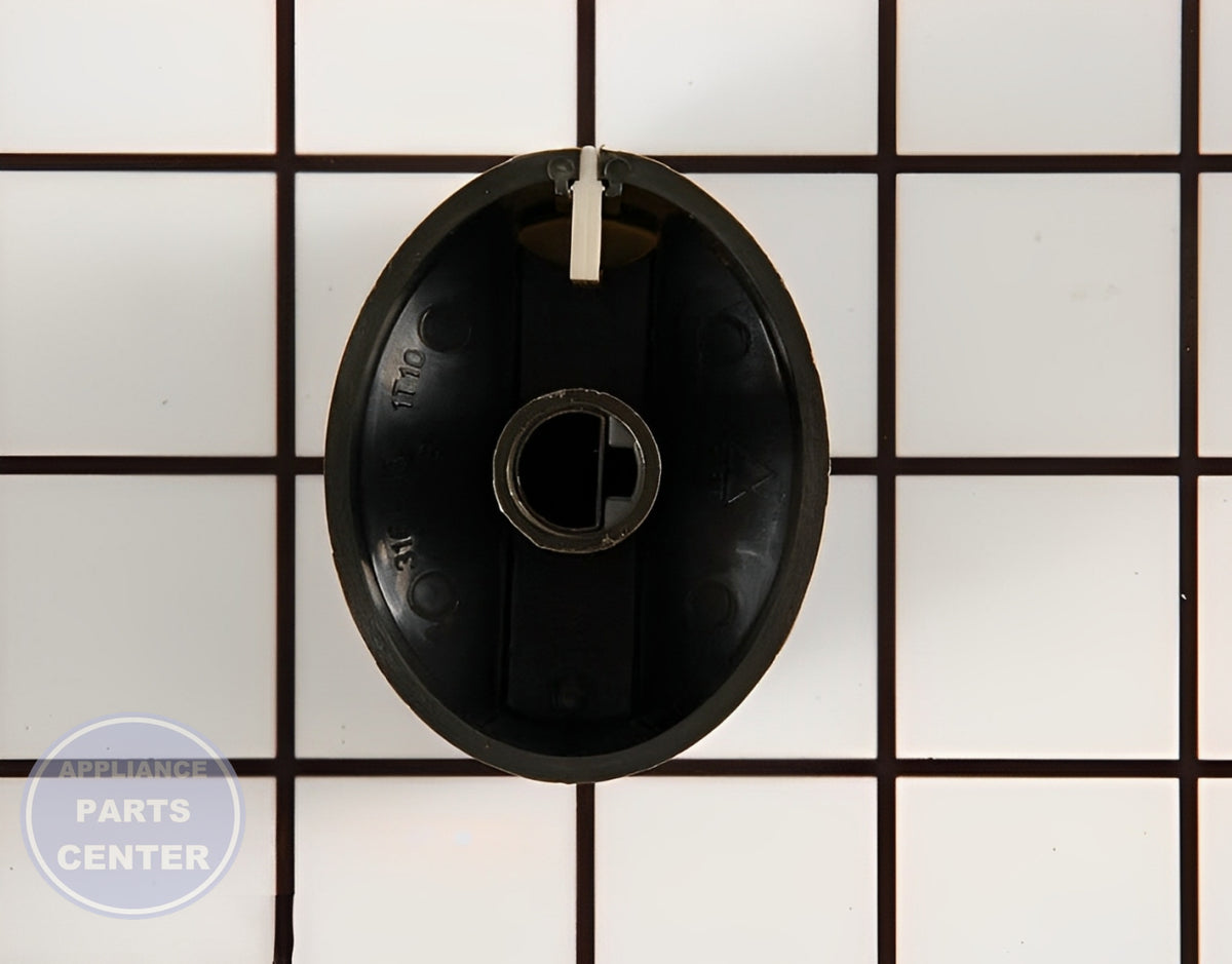 FRIGIDAIRE OVEN KNOB 316121822 - Side view with durable and precise specifications