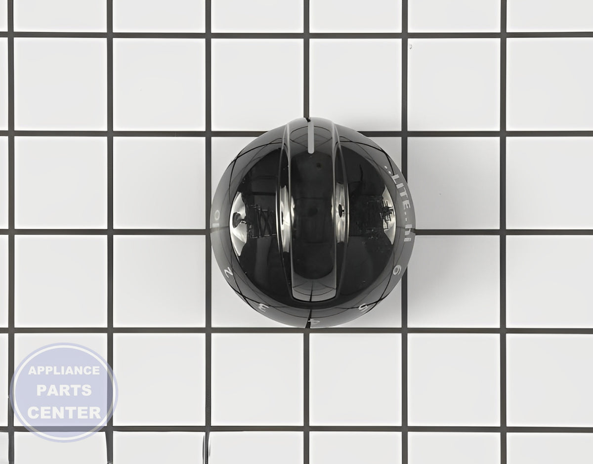 FRIGIDAIRE OVEN BLACK RANGE TOP BURNER VALVE KNOB 316220009 - Main view showing precise control for WCI models