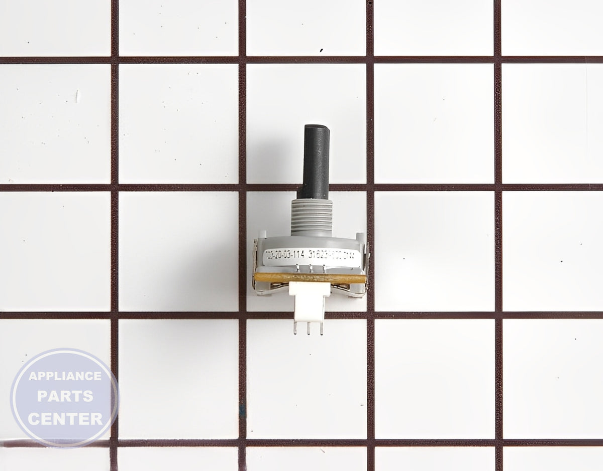 Surface Element Switch 316239600KIT - Side view with measurements 240V