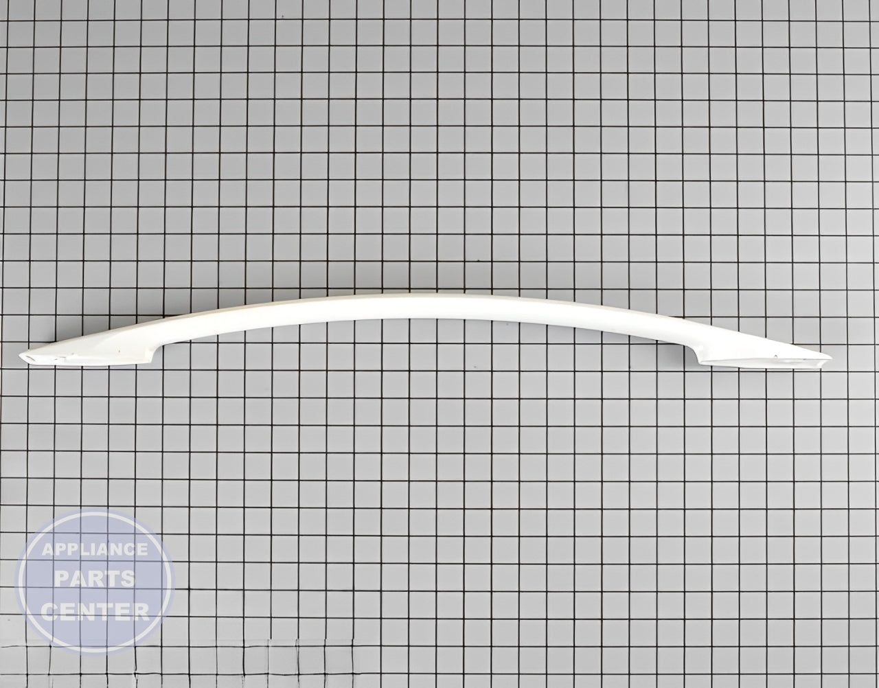 FRIGIDAIRE RANGE OVEN WHITE DOOR HANDLE 316270201 - Detailed view of sturdy construction details