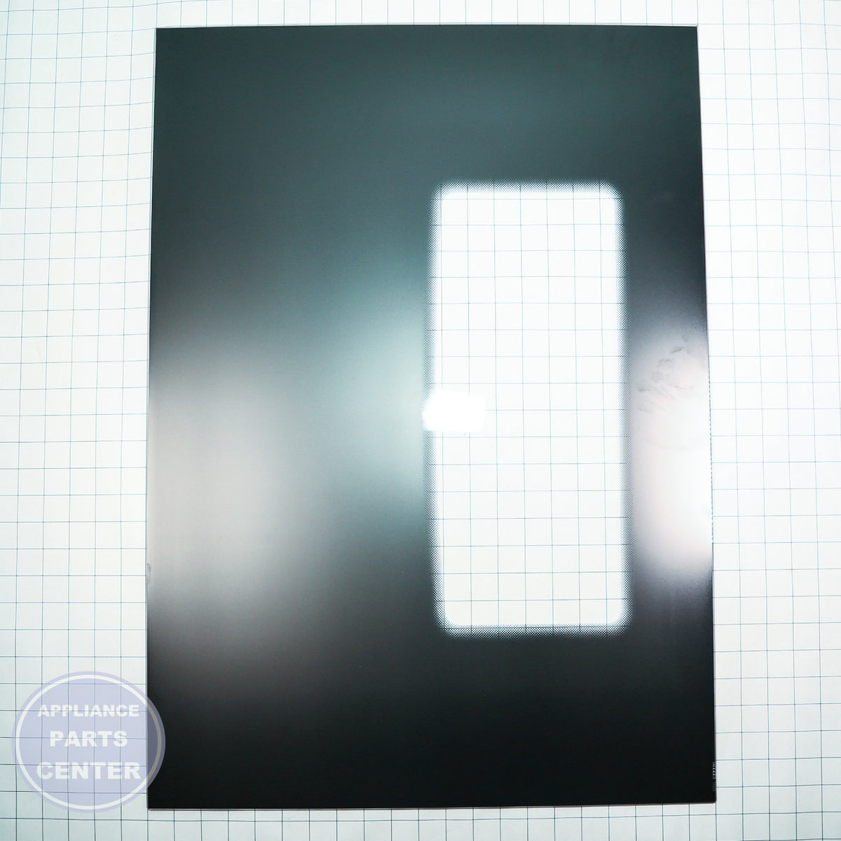 GLASS 316406404 - Detailed view of precise glass measurements