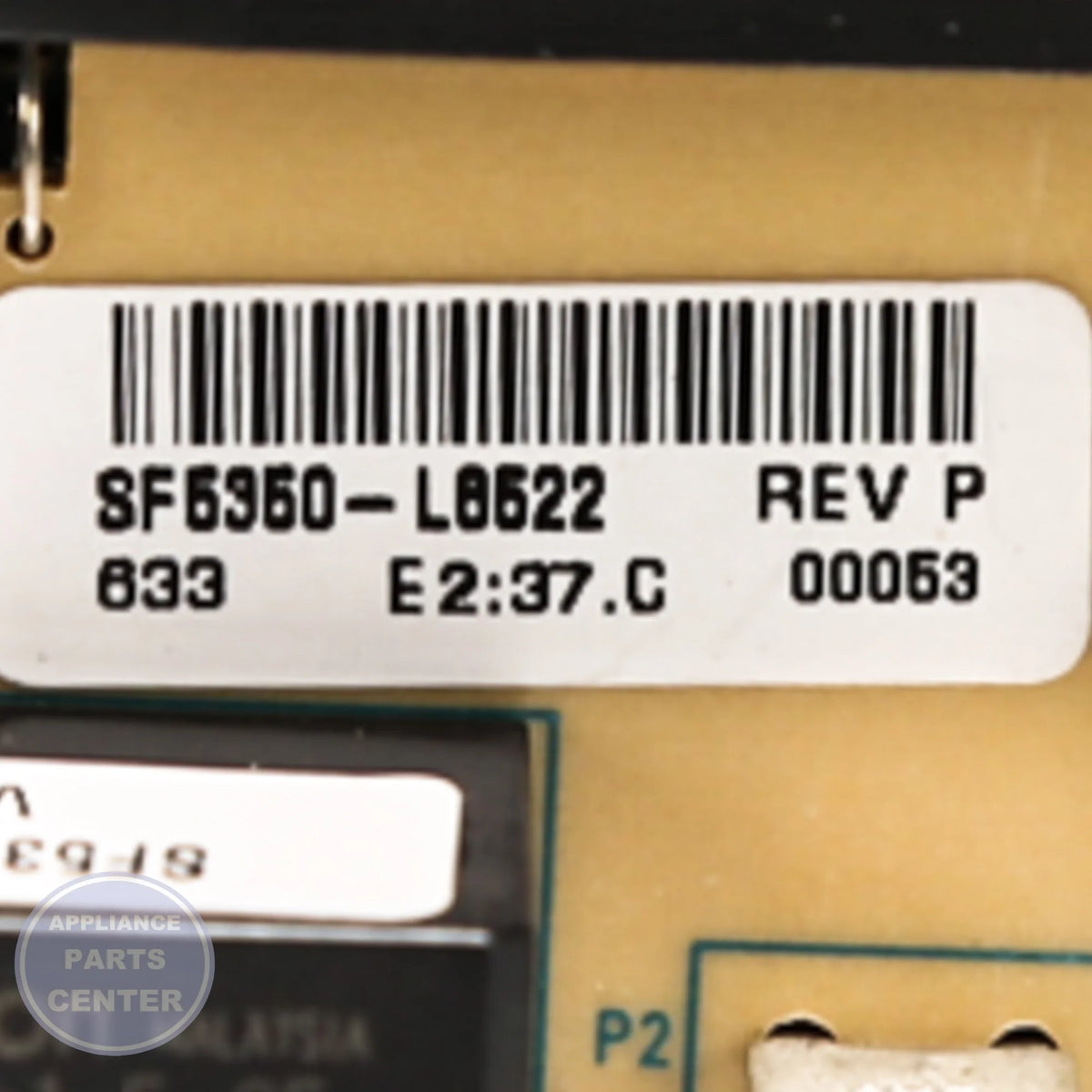 WCI CLOCK/TIMER 316418522 - Installation in WCI model showing key mounting points