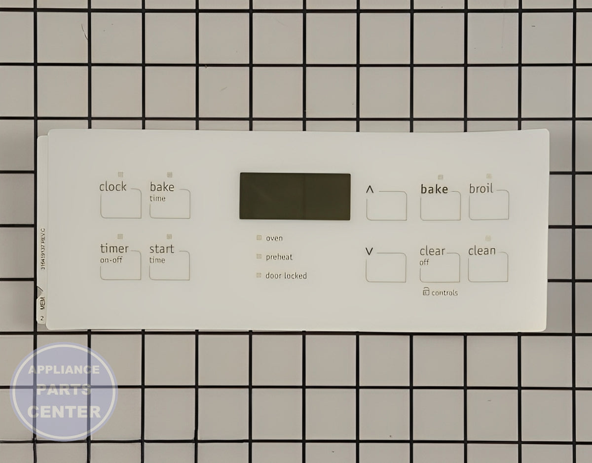 FRIGIDAIRE OVEN OVERLAY 316419137 - Main view showing touchpad functionality for compatible models