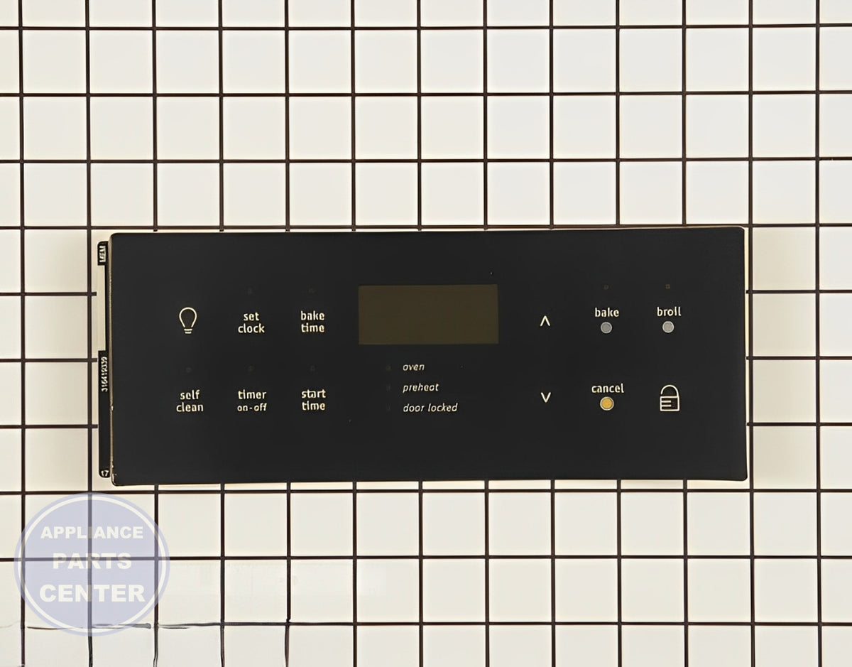 Frigidaire Overlay 316419339 - Main view showing touchpad for Frigidaire Range/Stove/Oven models