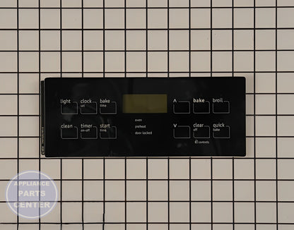 FRIGIDAIRE OVEN OVERLAY 316419353 - Main view showing touchpad for WCI Range/Stove/Oven