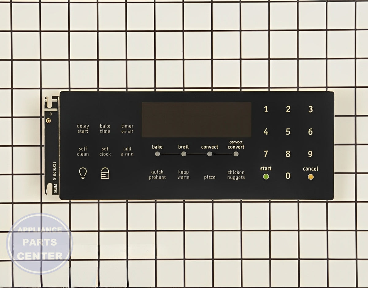 FRIGIDAIRE OVEN OVERLAY 316419821 - Main view showing touchpad for WCI Range models