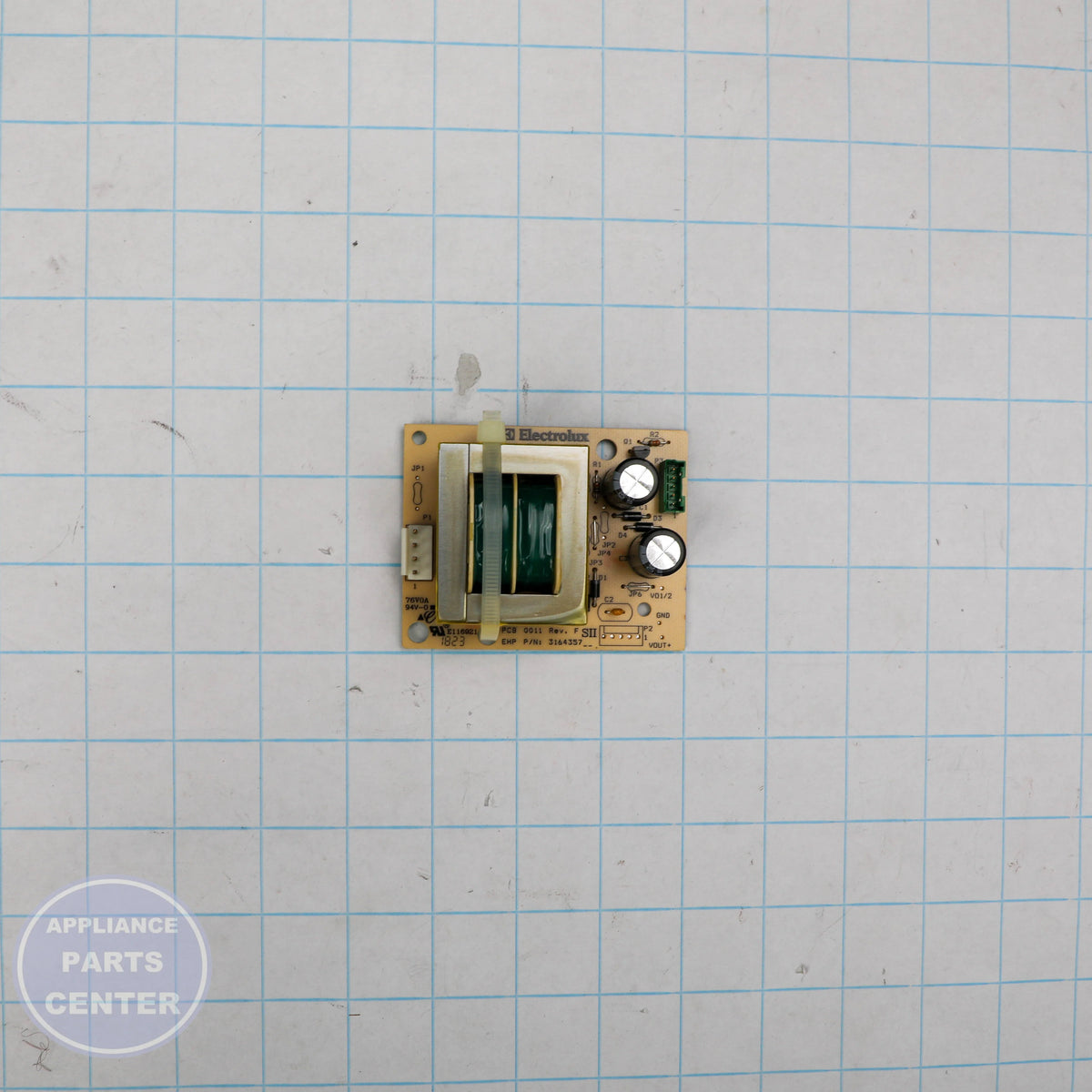WCI BOARD 316435705 - Installation in specific model showing mounting points