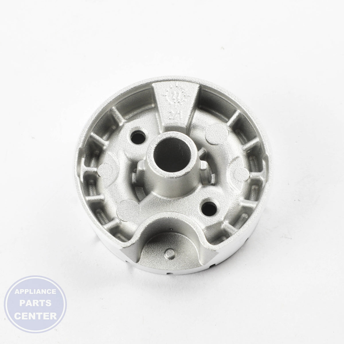 BURNER 316438201 - Side view with precise dimensions