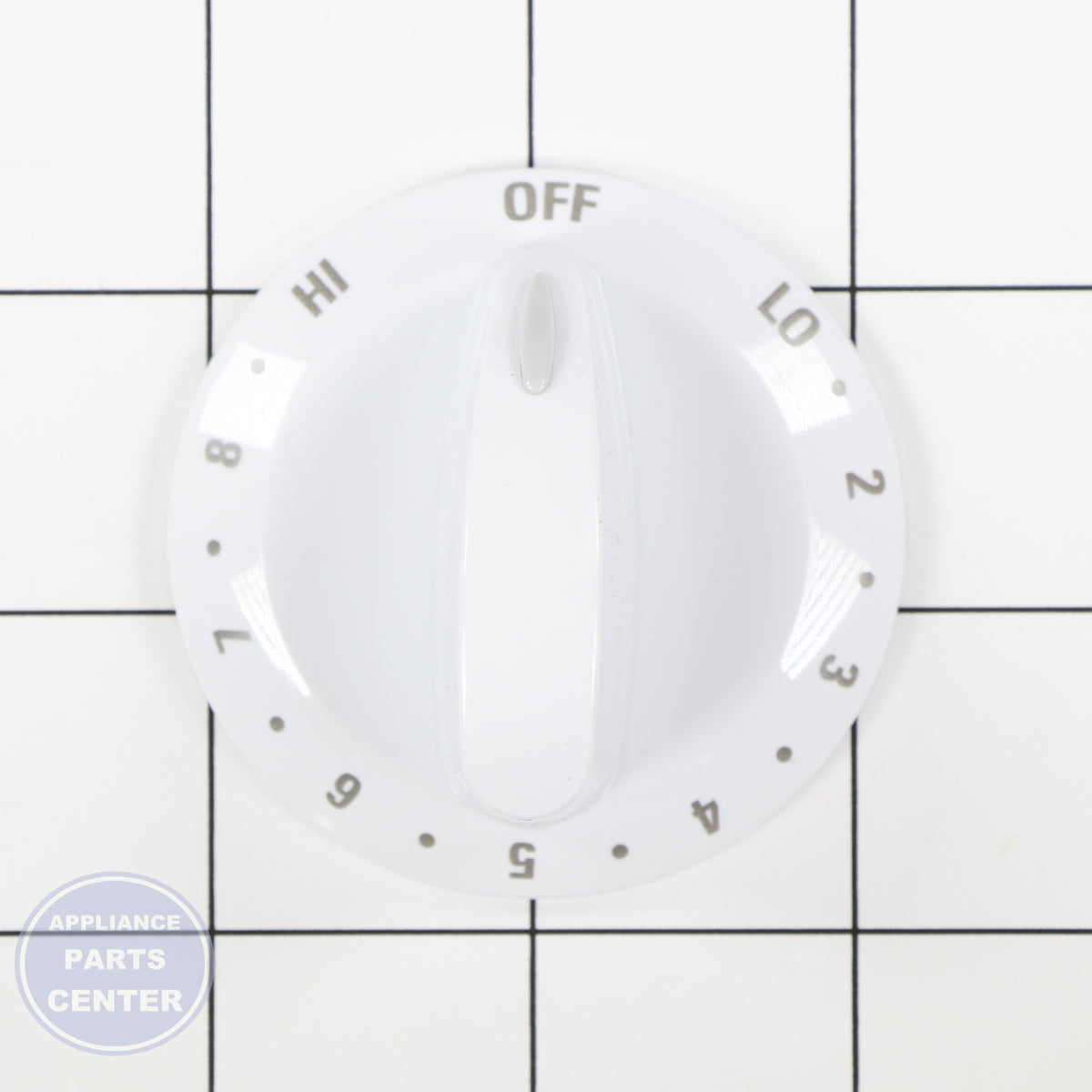 KNOB 316442415 - Side view with precise measurements