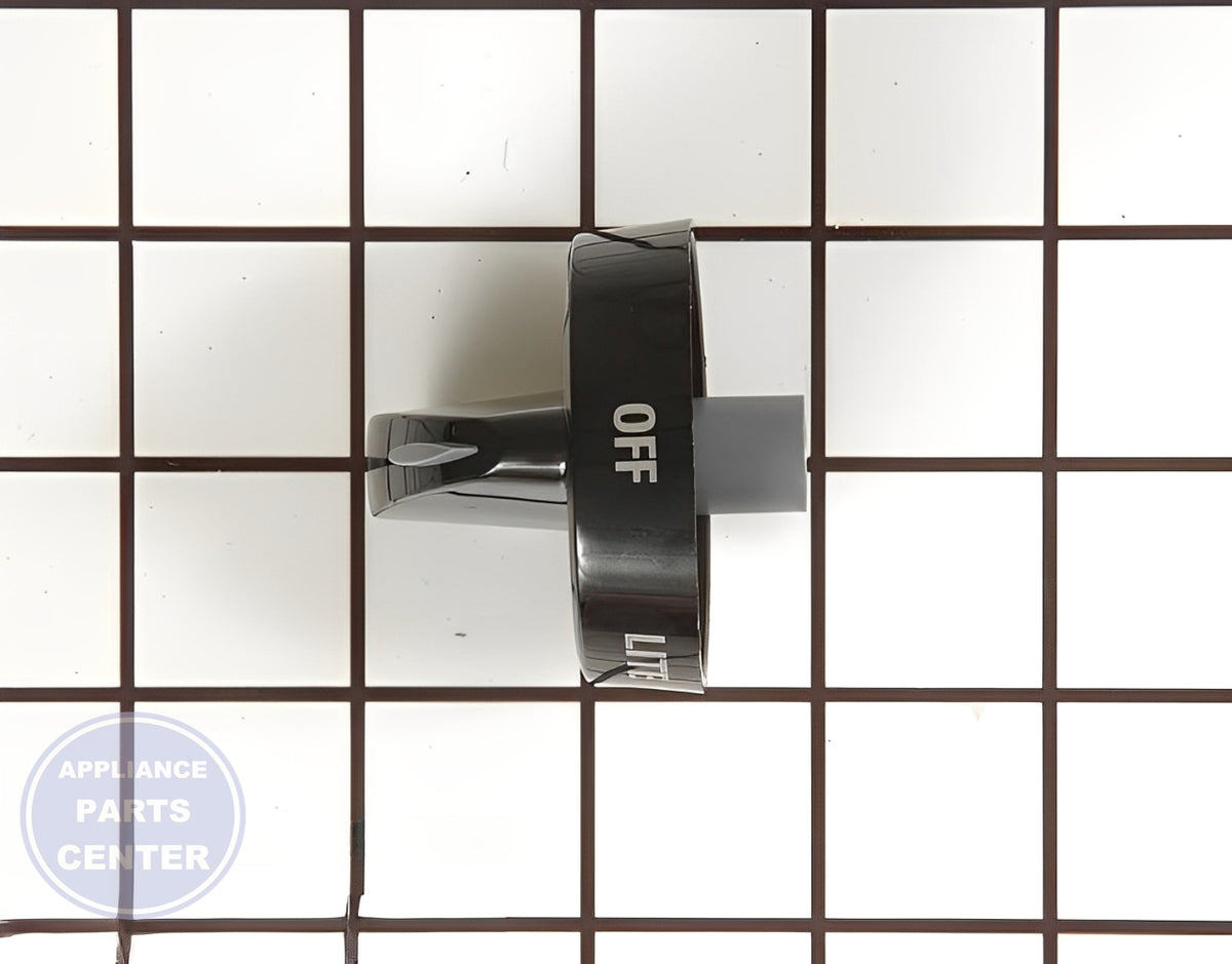 FRIGIDAIRE OVEN BLACK CONTROL KNOB 316442501 - Detailed view of knob design