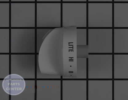 FRIGIDAIRE OVEN KNOB 316442512 - Detailed view showcasing precise temperature markings