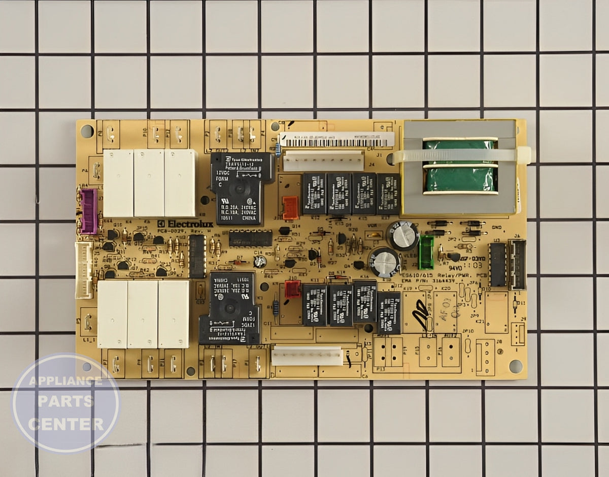 FRIGIDAIRE OVEN RELAY CONTROL BOARD 316443910 - Main view showing timer board for FRIGIDAIRE models