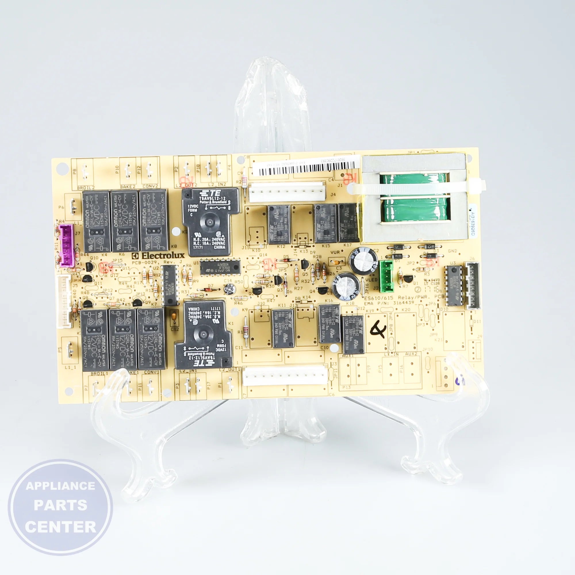 WCI BOARD 316443926 - Main view showing control features for WCI 7316443926