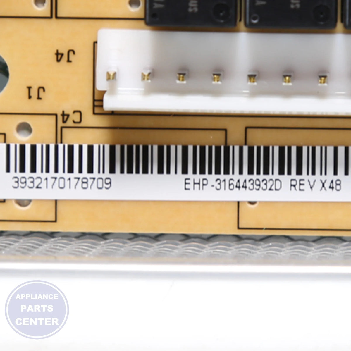 [Brand] BOARD 316443932 - Installation in specific model showing key mounting points