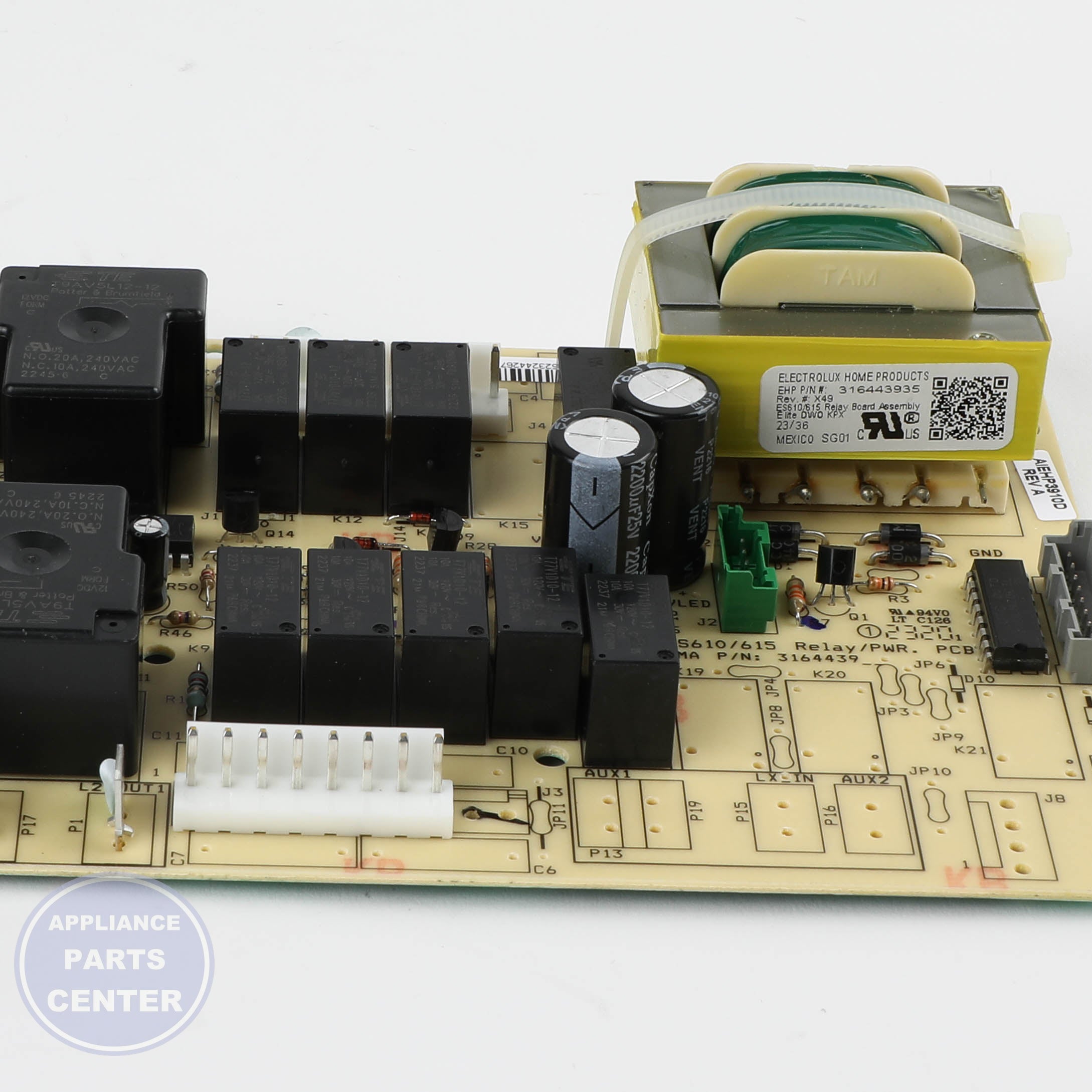 WCI BOARD 316443935 - Main view showing energy-efficient technology for specific models