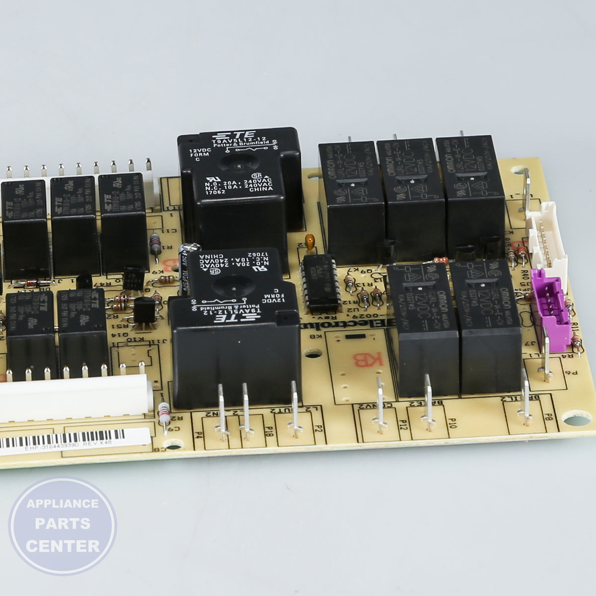 WCI BOARD 316443939 - Installation in WCI model showing key mounting points