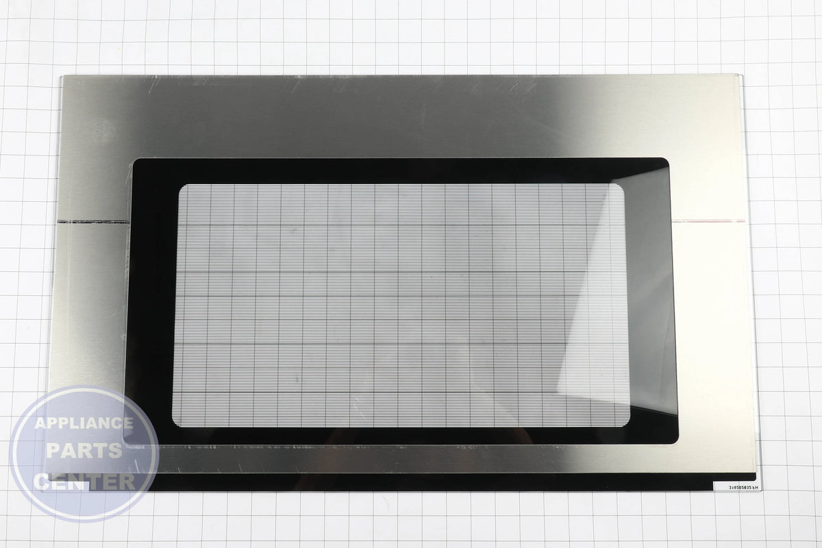 GLASS 316453050 - Side view with precise measurements for fit