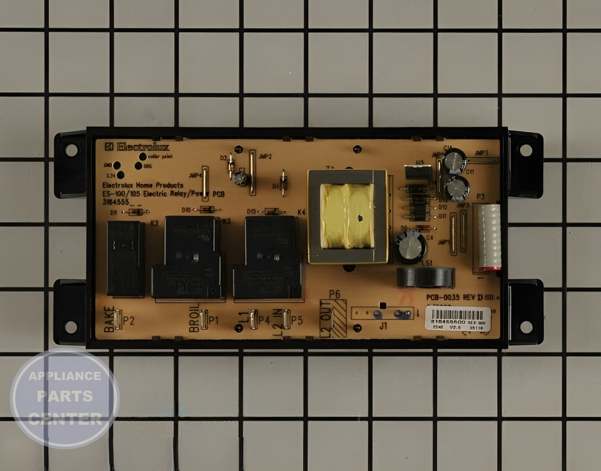 Oven Control Board 316455455 - Detailed view of timer and circuit details