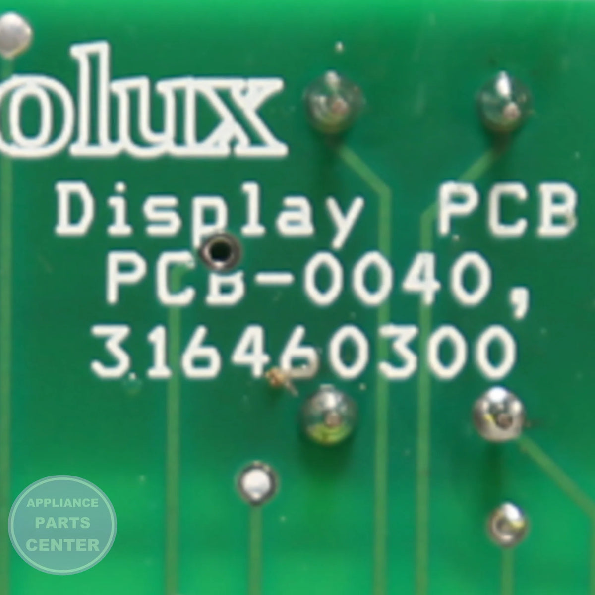 WCI BOARD 316460300 - Installation in specific model showing mounting points