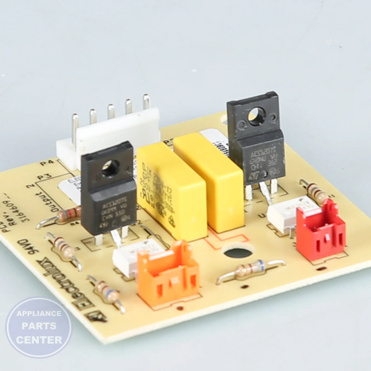 WCI BOARD 316460901 - Installation in specific model demonstrating key mounting points