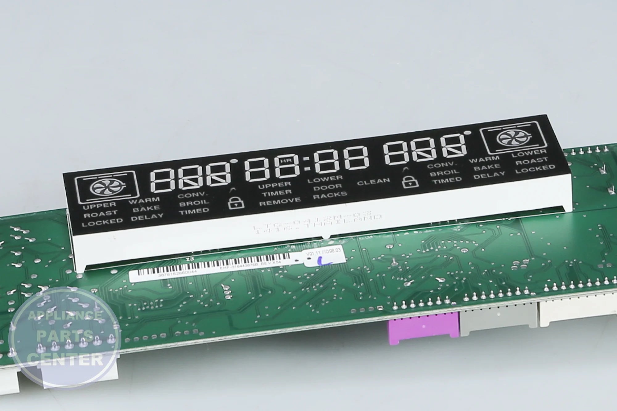 WCI CLOCK/TIMER 316462867 - Main view showing digital display for specific models