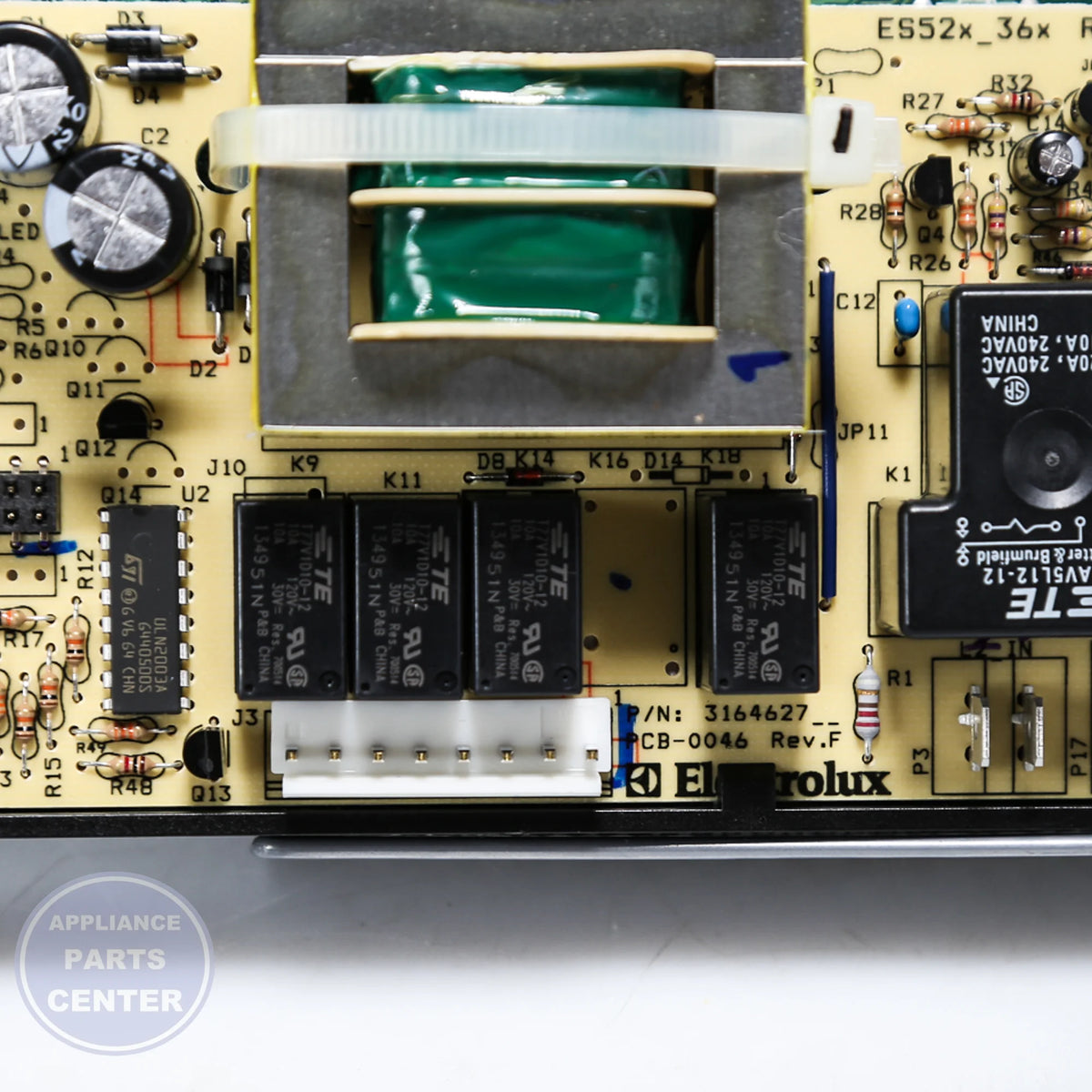 WCI CONTROLLER 316462890 - Installation in model XYZ showing mounting points